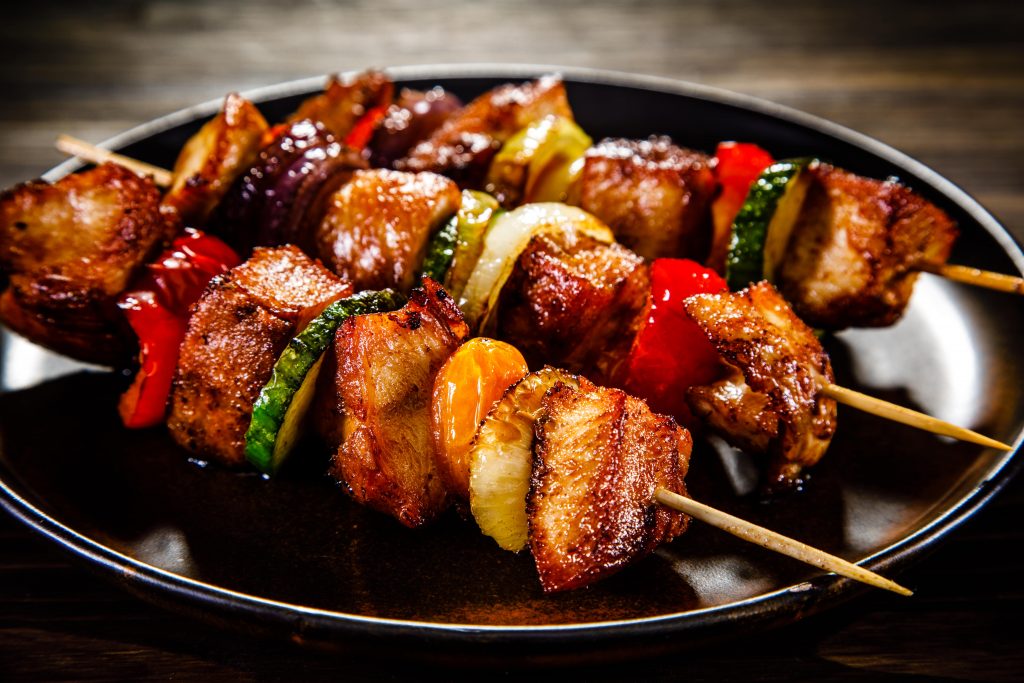 Brochetas de Pollo