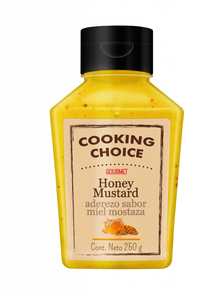 Honey Mustard hecha a partir de las semillas de mostaza importada que confiere a tus comidas un sabor dulce, ligeramente ácido que lo hace irresistible. Úsalo en la preparación de vinagretas para ensaladas, o como aderezo de tus sándwiches favoritos y adobos de carnes.